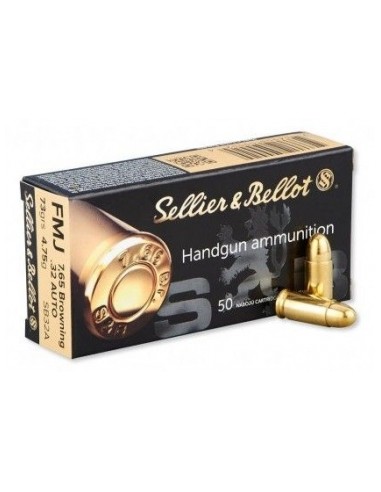 SELLIER BELLOT X 50  7.65mm BROWNING...