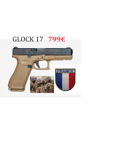 GLOCK 17X 9X19 COYOTTE ARMEE...